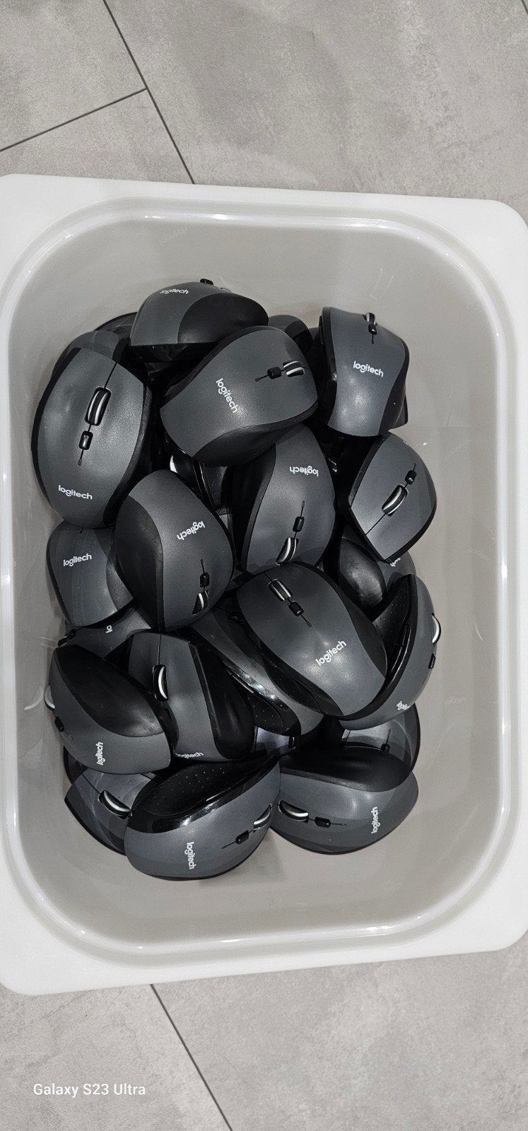 Logitech m705 draadloze muizen - Bulkverkoop, Computers en Software, Rechtshandig, Muis, Gebruikt, Logitech