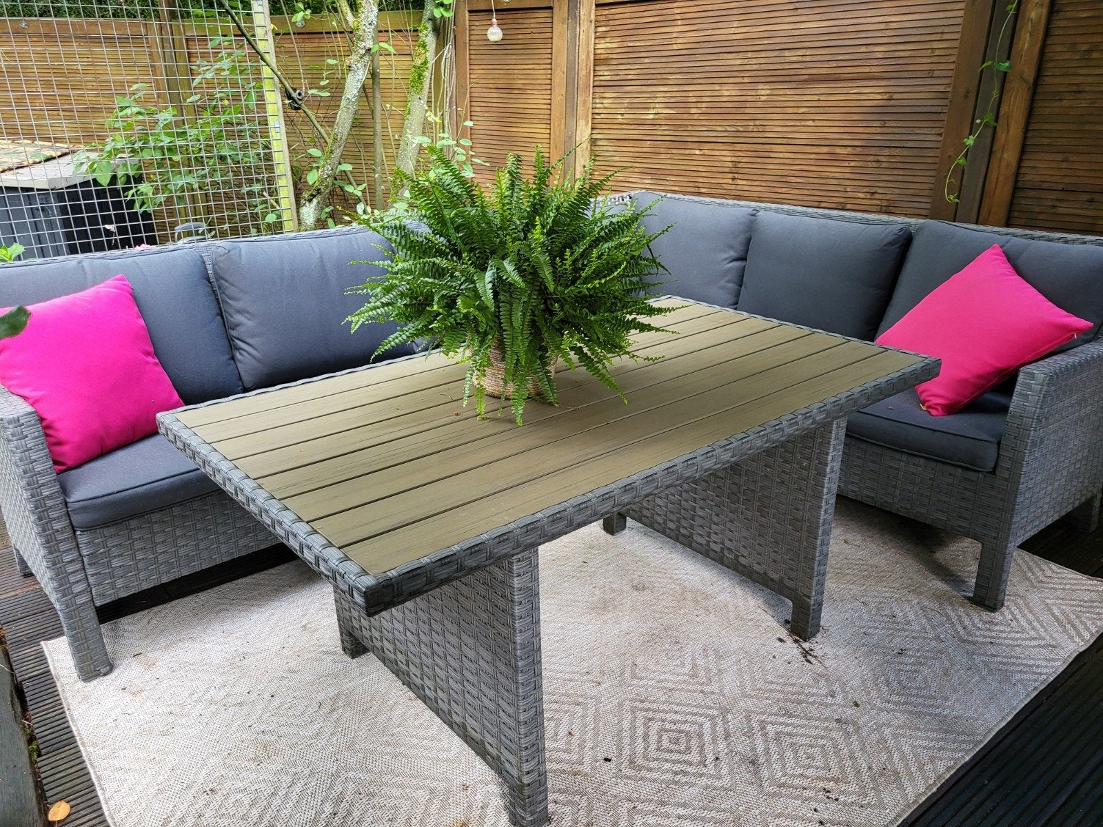Intratuin loungeset/diningset, Tuin en Terras, Meer dan 8 zitplaatsen, Ophalen of Verzenden, Loungeset, Wicker