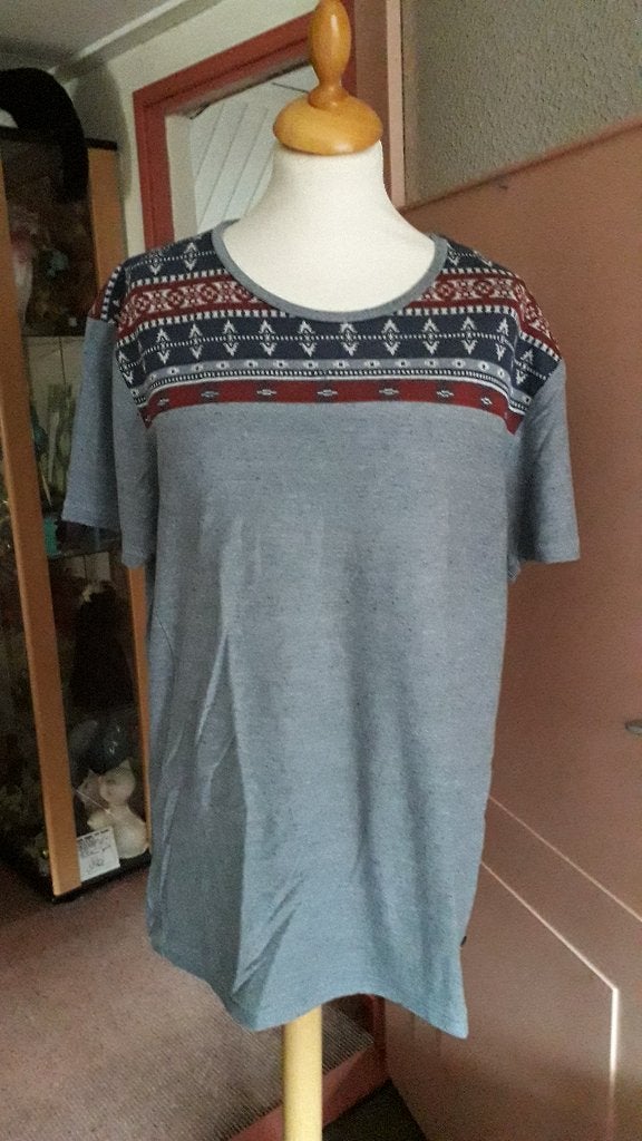 Heren T-shirt maat XL Mills Brothers mooie rand boven 3,00, Maat 56/58 (XL), Ophalen of Verzenden, Mills Brothers, Grijs