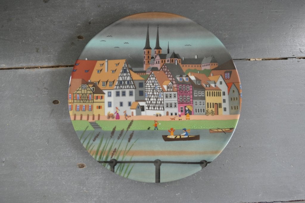 Vintage Bamberg wandbord Barbara Fürstenhöfer, Verzenden