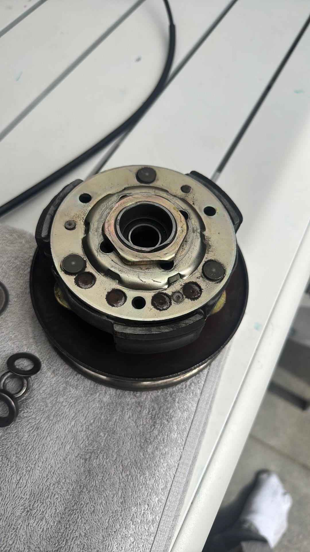 Koppeling polini 125cc 4t leader, Ophalen