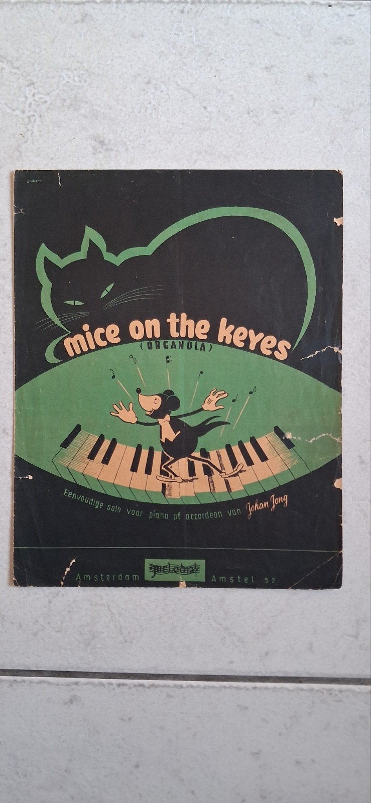Mice on the Keyes (Organola) - Johan Jong bladmuziek, Gebruikt, Overige genres, Piano, Ophalen of Verzenden