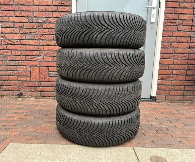 Originele VW T-Roc Caddy 16 inch 5x112 Michelin Winter, Ophalen, Gebruikt, 16 inch, Banden en Velgen
