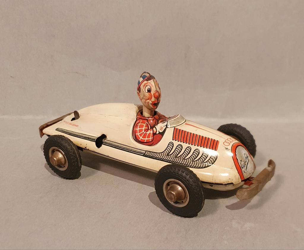 Blikken Gescha Clown Auto Union model, Duitsland 50er jaren., Antiek en Kunst, Antiek | Speelgoed, Ophalen of Verzenden