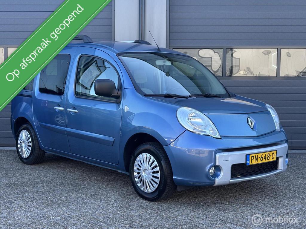 Renault Kangoo Family 1.6-16V Authentique Benzine Uitvoering, 4 cilinders, Blauw, Bedrijf, Handgeschakeld