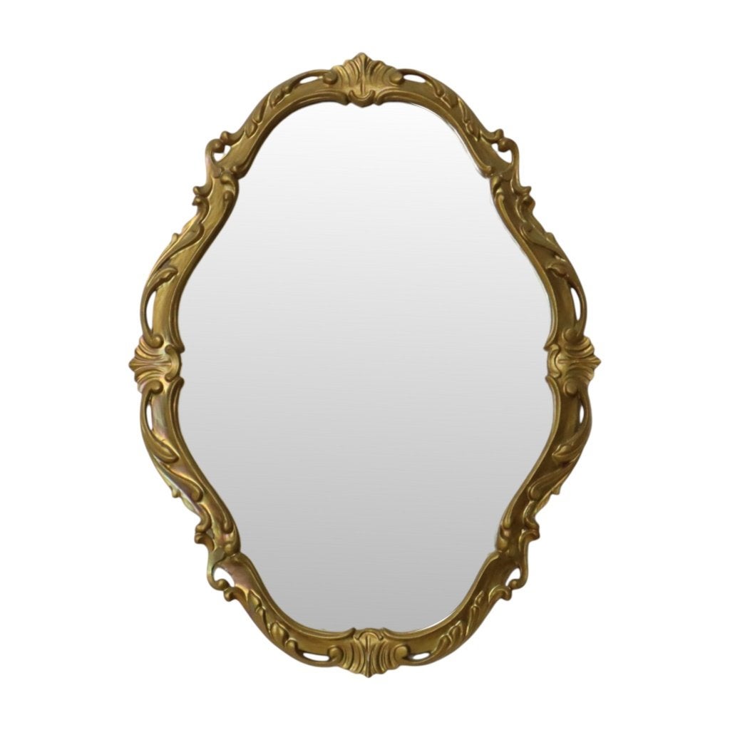 Italiaanse Barok Stijl Spiegel Rococo Klassiek Hars 50cm, Huis en Inrichting, Woonaccessoires | Spiegels, Minder dan 50 cm, Gebruikt