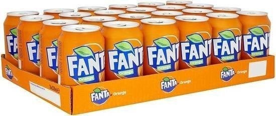 Tray Fanta - 24 x 0.33 Blikjes, Ophalen