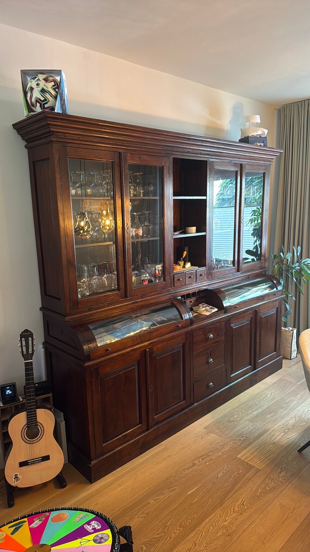 Antieke buffetkast, Ophalen, 200 cm of meer, Zo goed als nieuw, 200 cm of meer