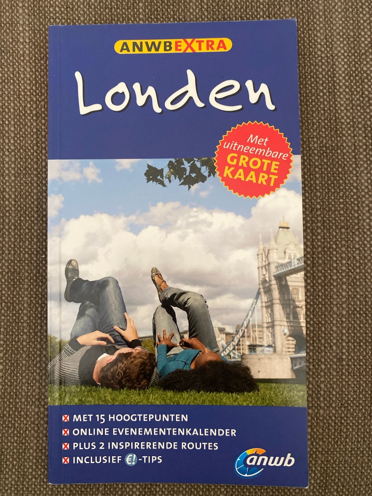 ANWB Extra Reisgids Londen met uitneembare kaart, Ophalen of Verzenden, Zo goed als nieuw