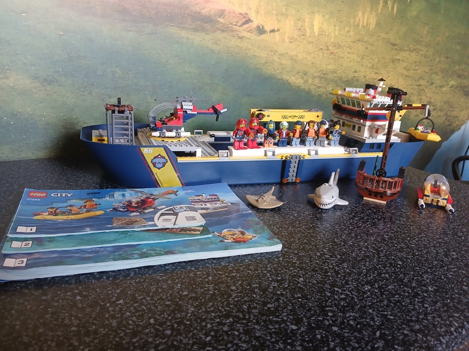 LEGO City Oceaan onderzoekerschip 60266, Ophalen of Verzenden, Zo goed als nieuw, Overige merken