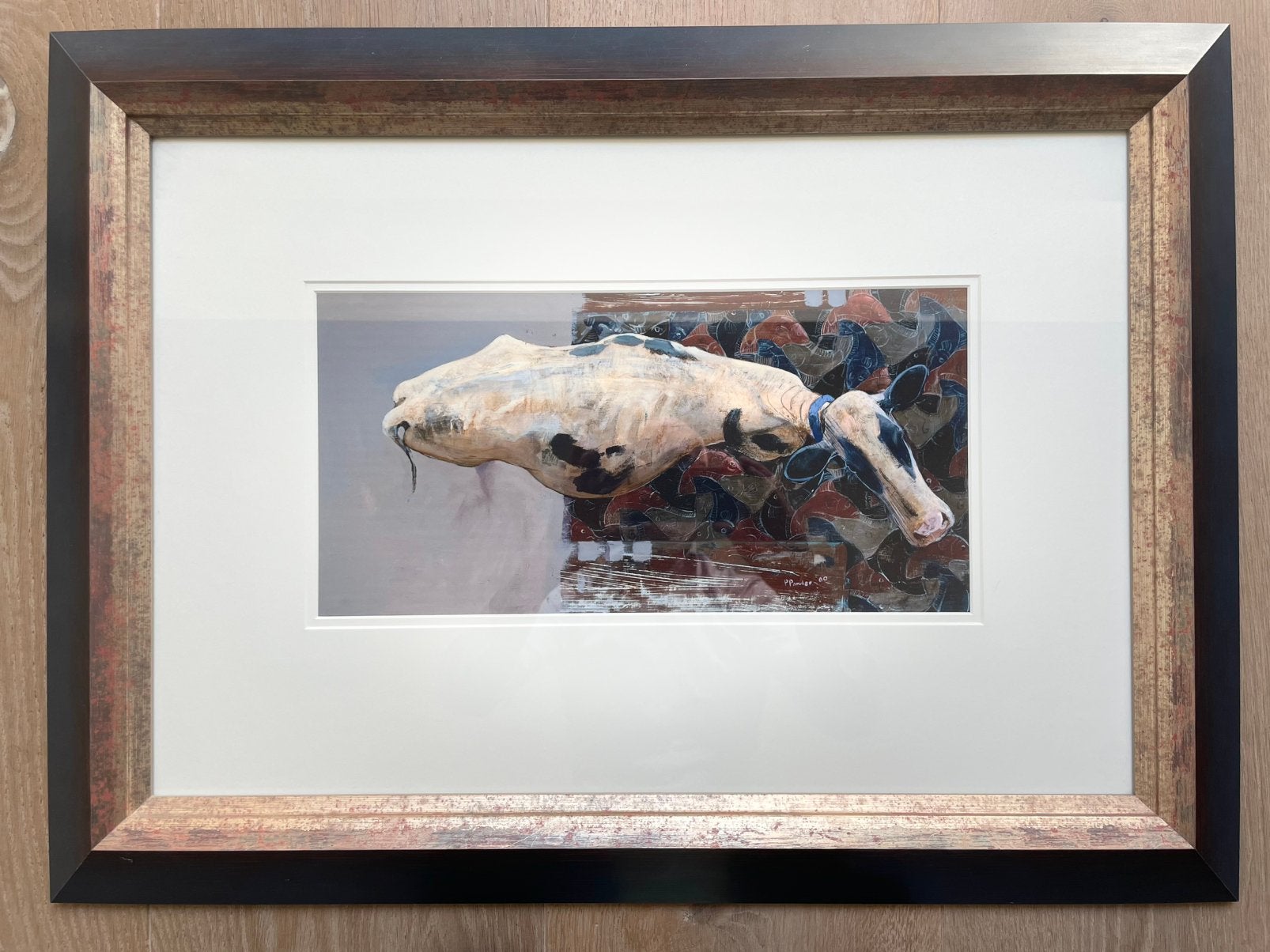 Pieter Pander, Giclee ‘Koe’, Ophalen