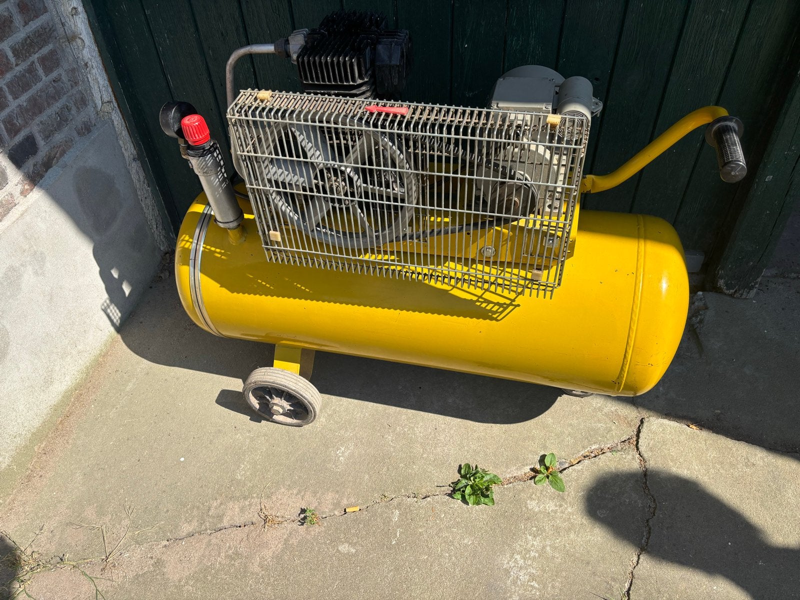 Mecna Power Block Compressor - Gebruikt, Doe-het-zelf en Verbouw, Compressors, Ophalen, Gebruikt, 400 tot 800 liter/min, Mobiel