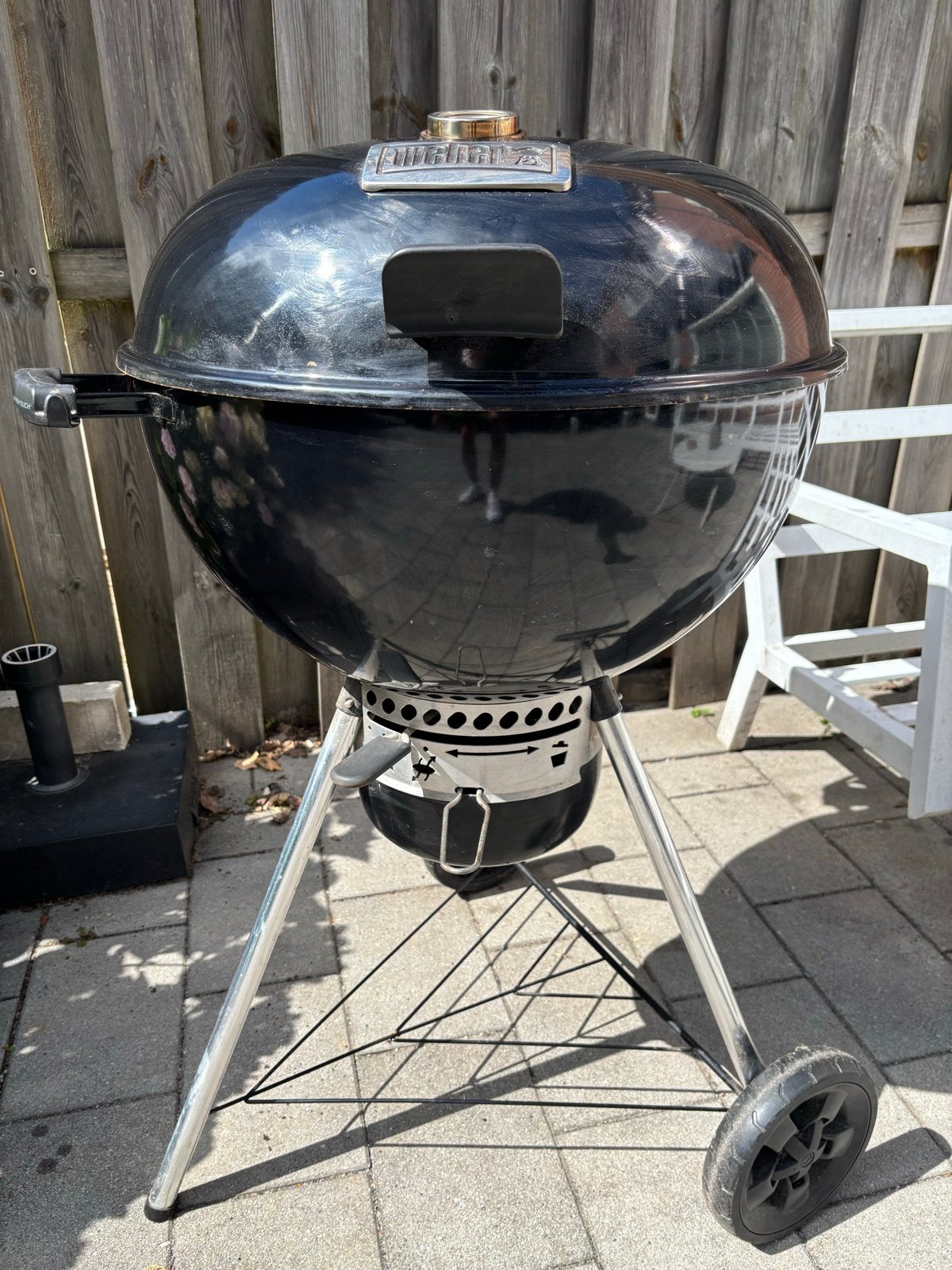 Weber Master Touch GBS Premium E-5770 kolenbarbecue, Tuin en Terras, Ophalen, Gebruikt, Met accessoires