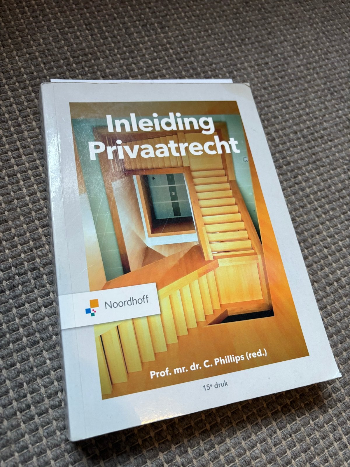 Inleiding Privaatrecht - 15e druk (Noordhoff), Ophalen of Verzenden, Gamma, Zo goed als nieuw, HBO
