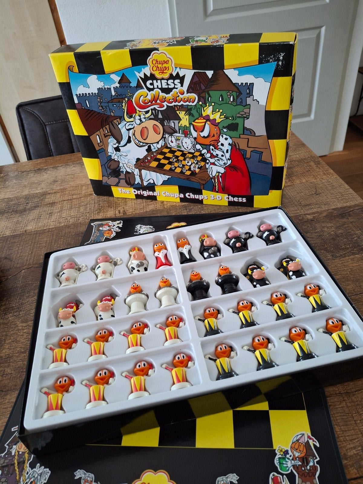 Chupa Chups Chess Collection 3D Schaakspel, Een of twee spelers, Ophalen of Verzenden, Zo goed als nieuw, Chupa Chups