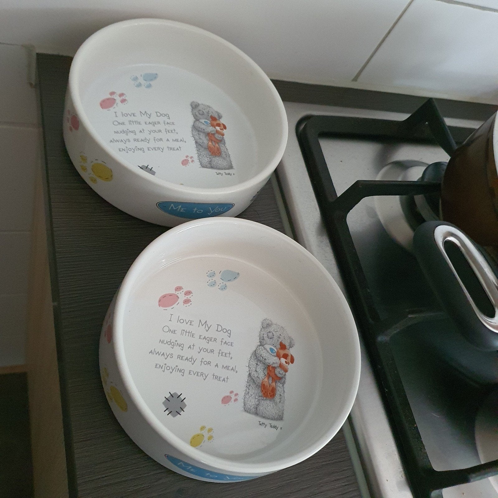 hondenvoerbakje me to you dog keramiek voerbak, Ophalen