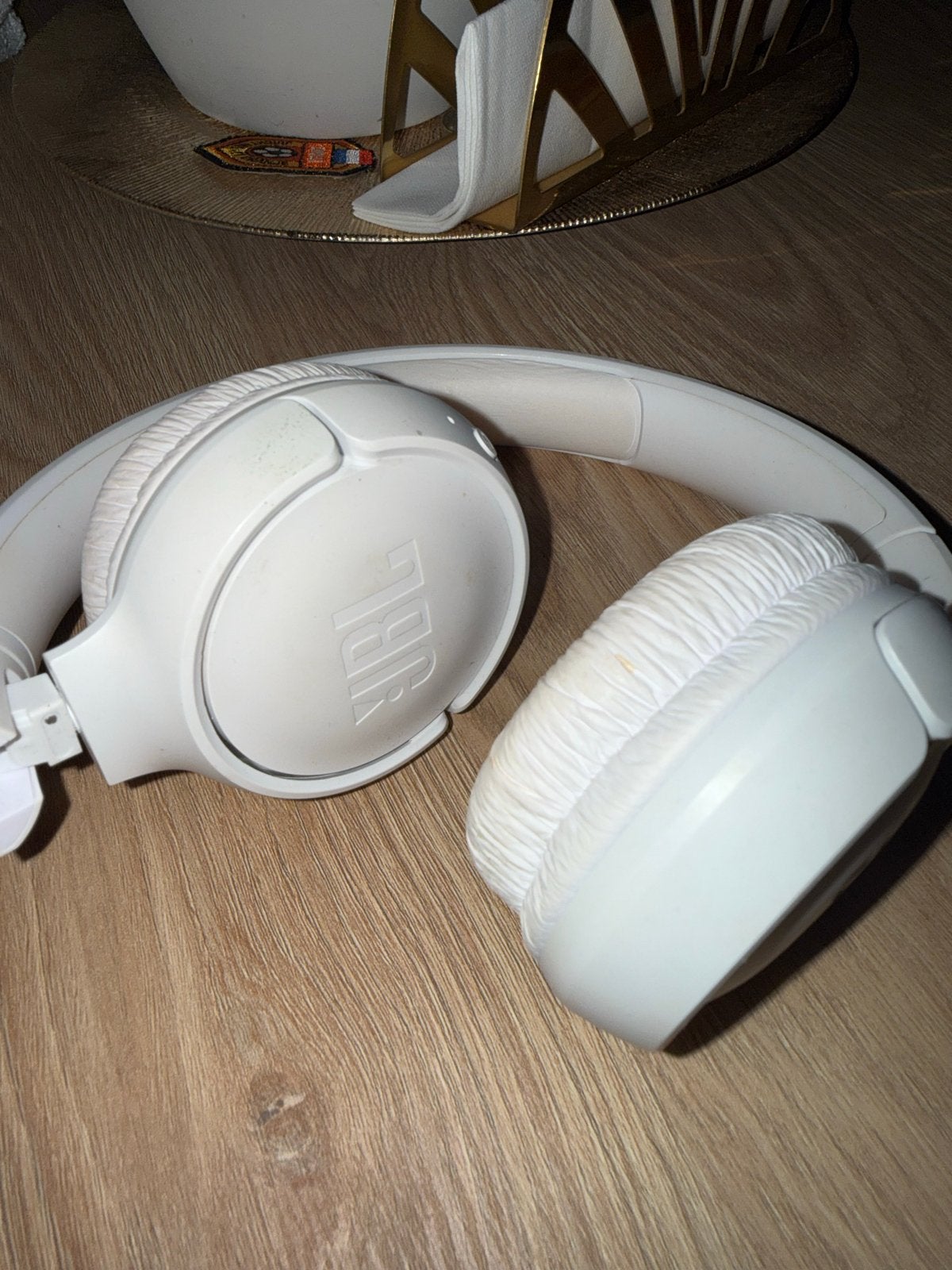 JBL Tune 500BT draadloze on-ear koptelefoon wit, Audio, Tv en Foto, Koptelefoons, Ophalen, Gebruikt, JBL, Bluetooth