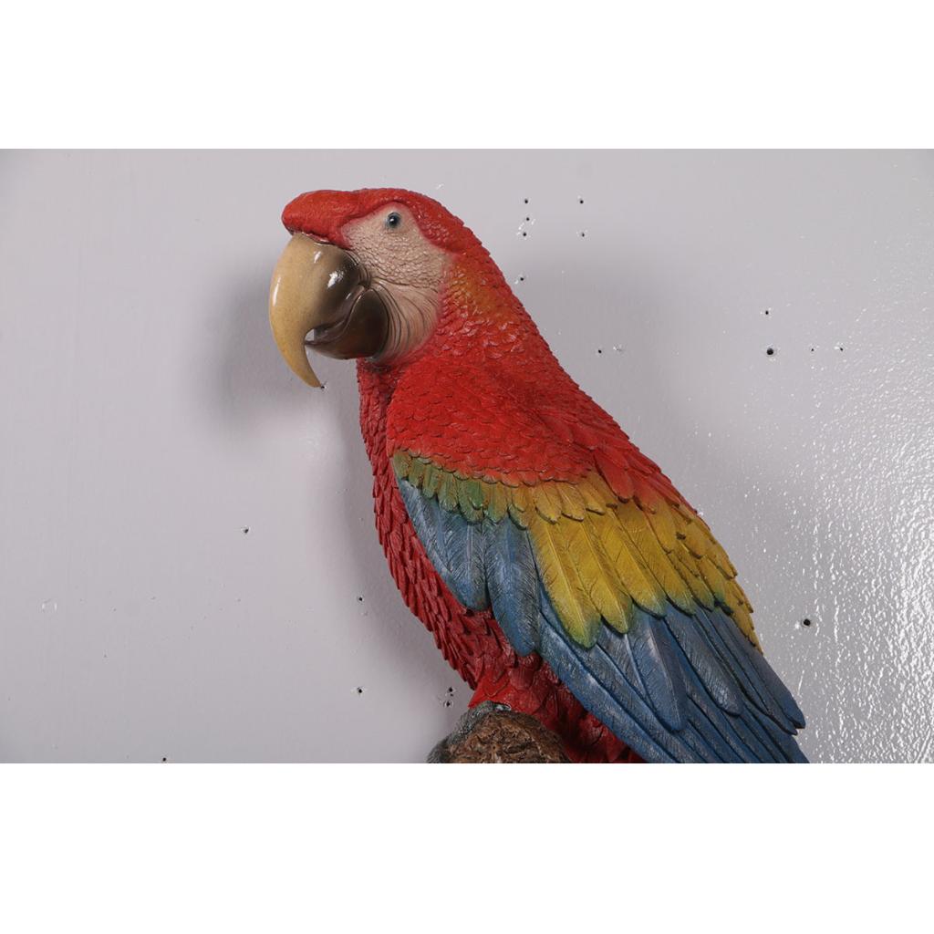 Parrot Scarlet Macaw 100 cm – Papegaai beeld, Ophalen, Nieuw, Overige typen