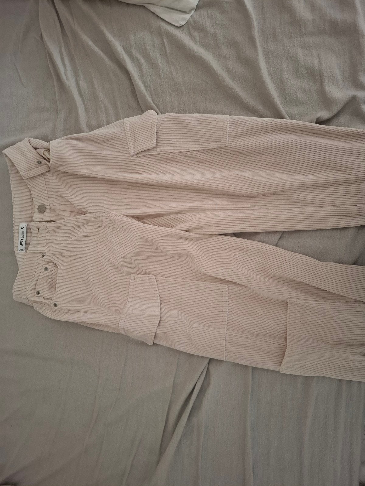 Broek, Beige, Gedragen, Broek of Spijkerbroek, Ophalen