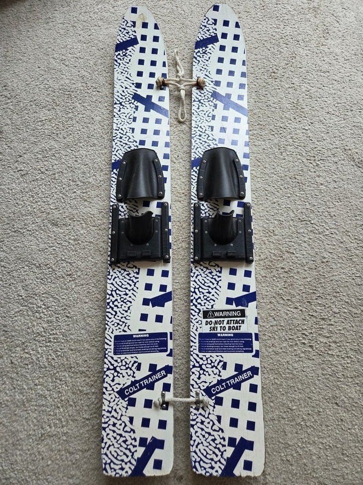 Vintage Taperflex Colt Trainer Kinderwaterski's, Watersport en Boten, Waterski's, Ophalen of Verzenden, Gebruikt, Minder dan 130 cm
