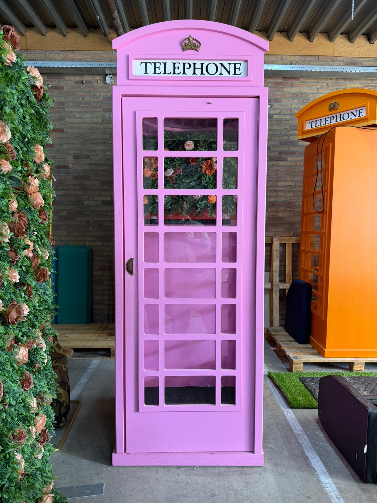 Houten telefooncel in zeer goede staat., Ophalen of Verzenden