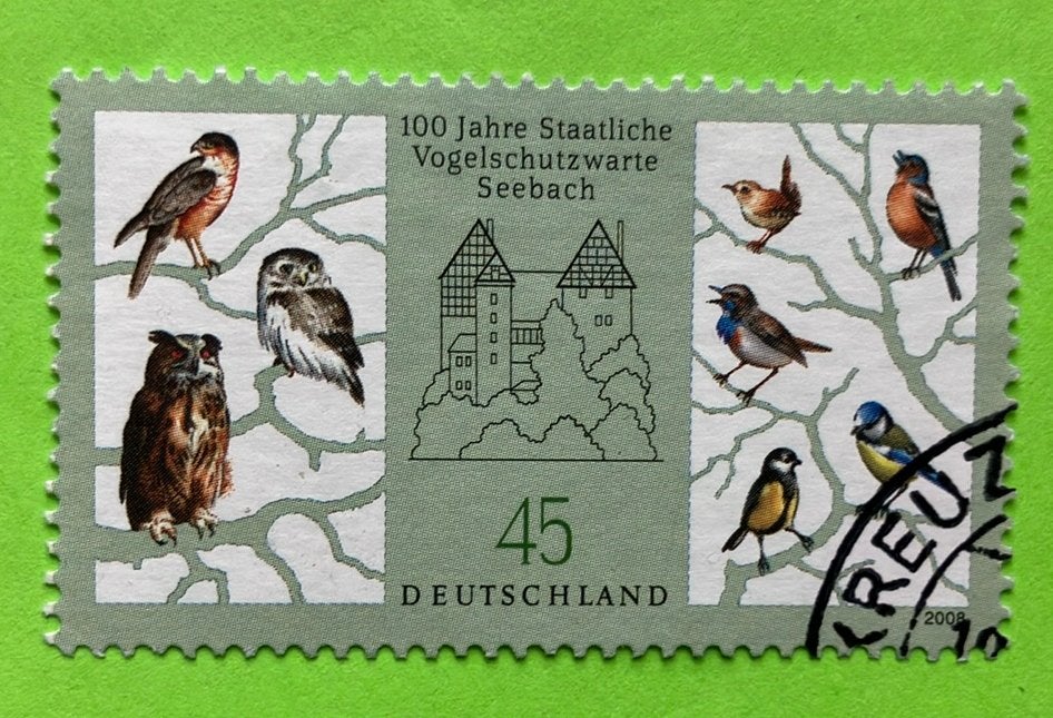 Uilen Yvonne, Ophalen of Verzenden, Gestempeld, Dier of Natuur