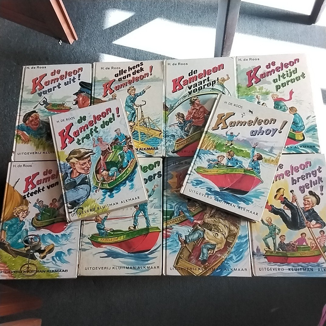 De Kameleon Boekenreeks - H. de Roos (Diverse Titels), Ophalen, Gelezen, H. de Roos, Fictie algemeen