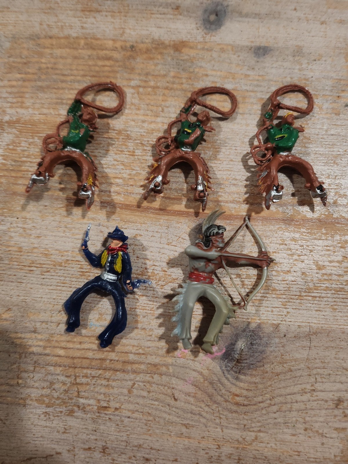 1960/70 Jean Höfler cowboys en indianen, Verzamelen, Ophalen of Verzenden, Gebruikt