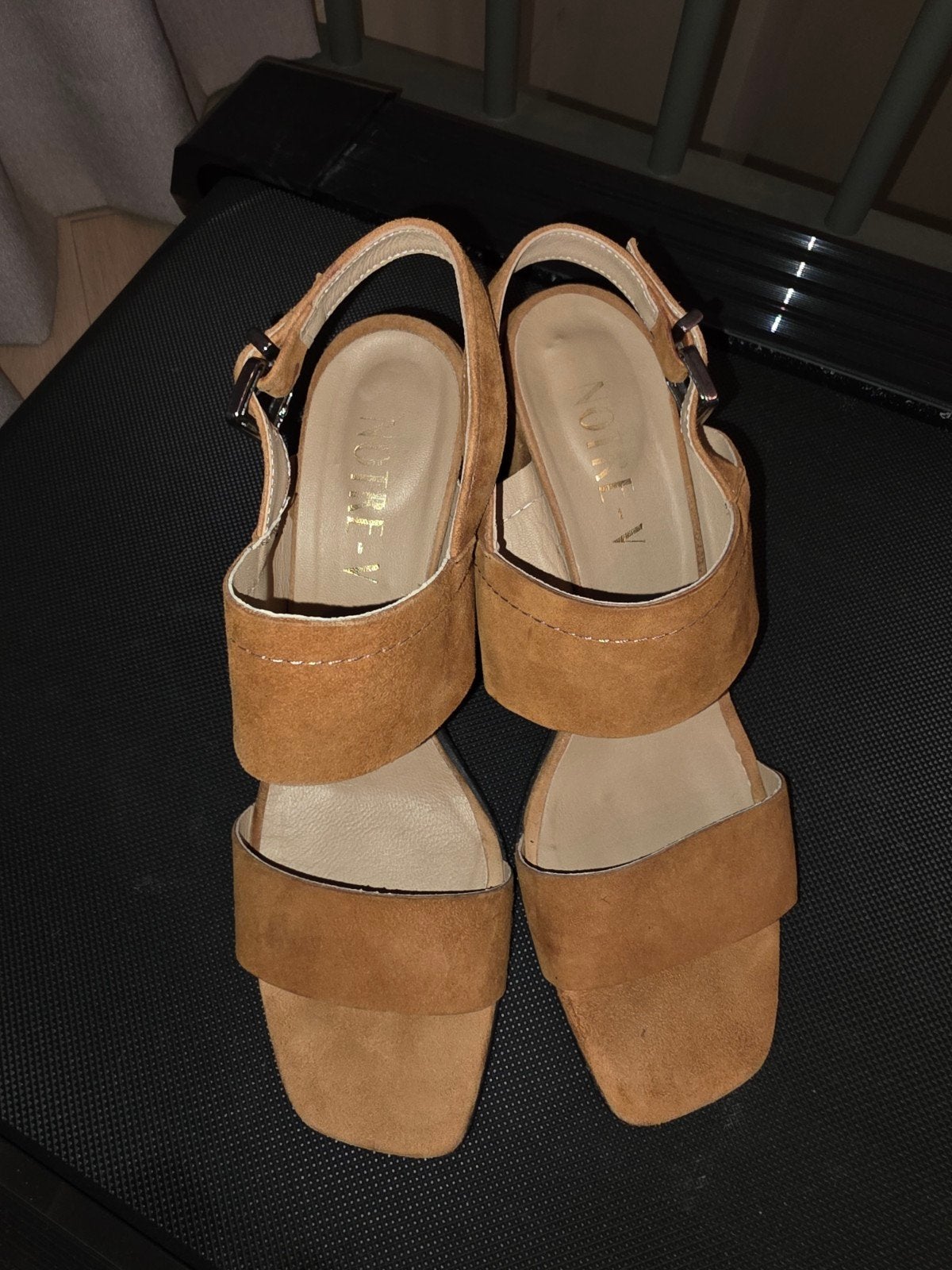 NOTRE-V Cognac Sandalen Maat 42, Bruin, Nieuw, NOTRE-V, Sandalen of Muiltjes