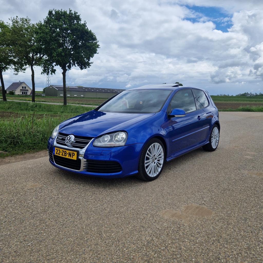Volkswagen Golf 3.2 V6 [nwe motor] R32 3D 4M AUT 2005 Blauw, Auto's, 3189 cc, Blauw, 10 km/l, Vierwielaandrijving