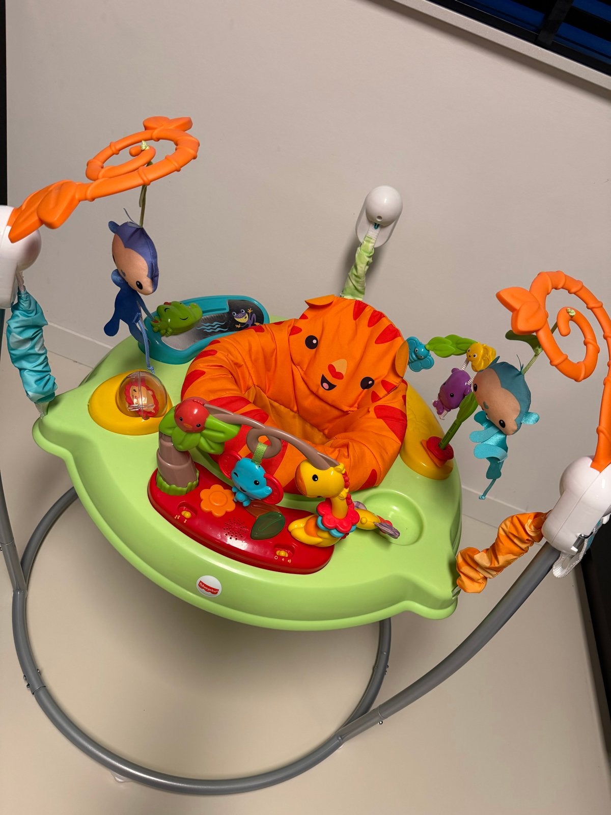 Fisher-Price Jumperoo - Roarin' Rainforest, Ophalen, Zo goed als nieuw, Overige typen, Met licht