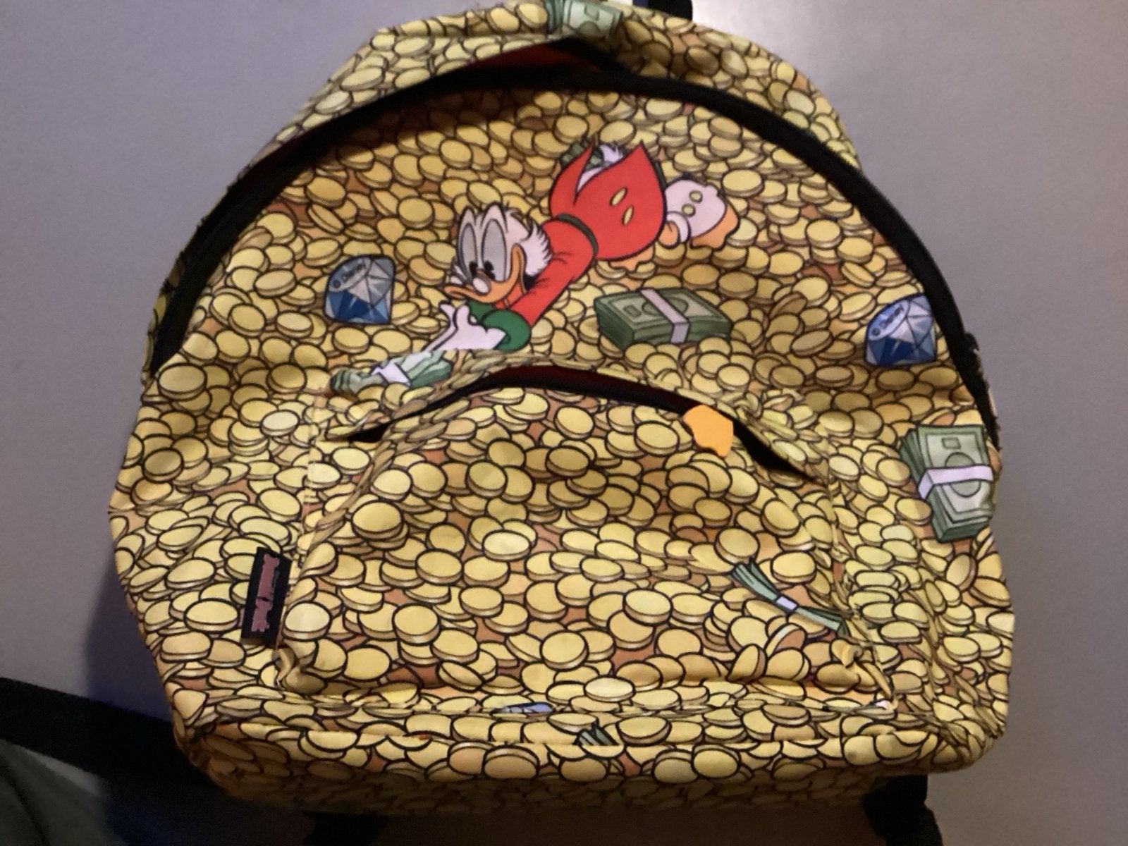 Disney Dagobert Duck Rugzak - Zo goed als nieuw, Sieraden, Tassen en Uiterlijk, Tassen | Rugtassen, Gebruikt, Disney of Dora, 25 tot 40 cm
