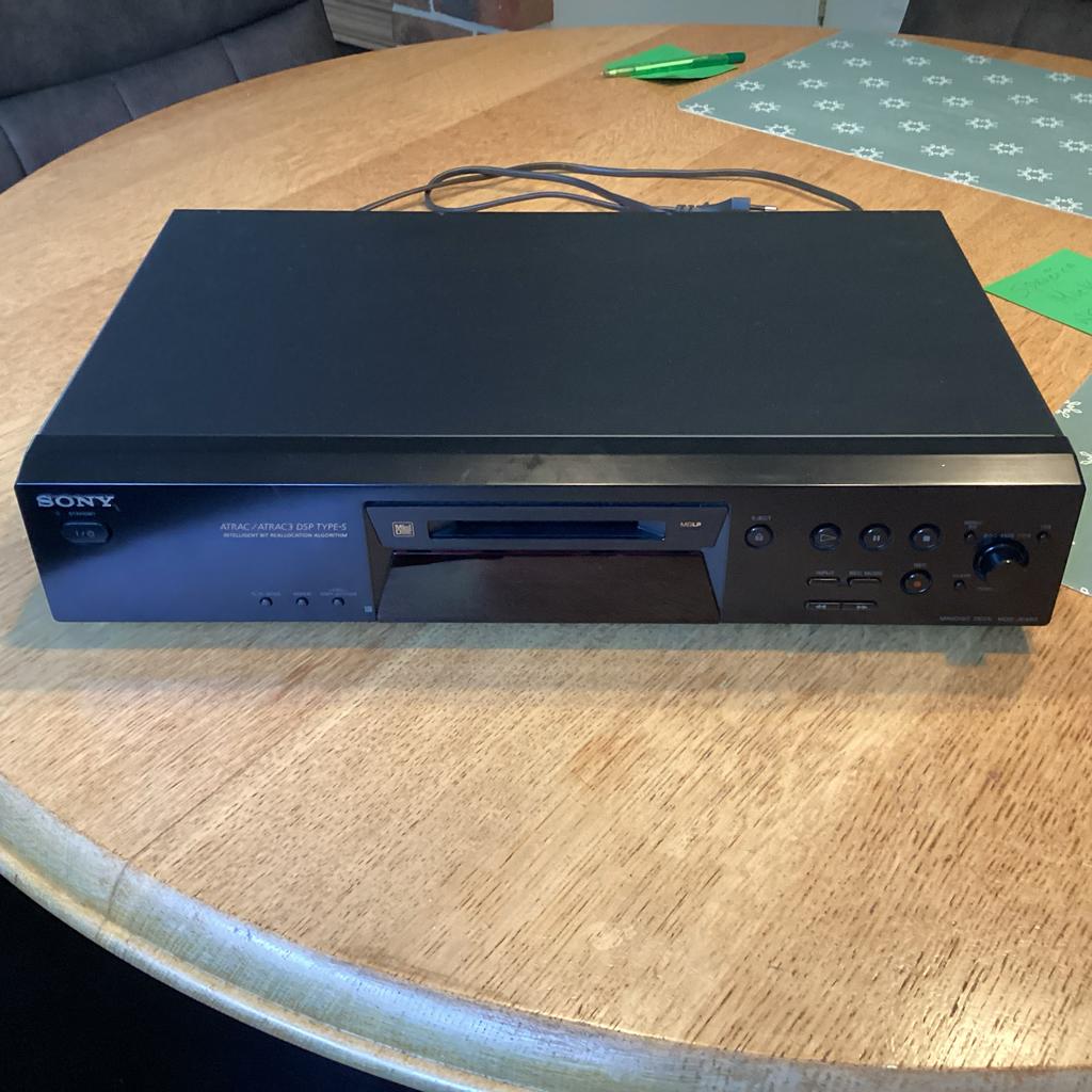 Sony MDS-JE480 Minidisc Recorder in zeer goede staat, Ophalen of Verzenden, Zo goed als nieuw