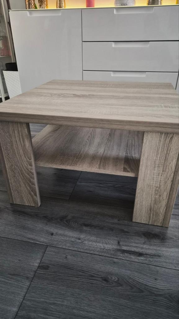Salontafel met opbergruimte - Houtlook, Ophalen