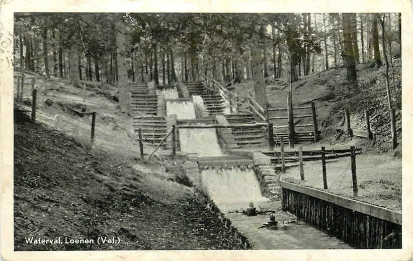 380-616-043 Loenen Veluwe Waterval, Verzamelen, Verzenden, Voor 1920, Gelderland