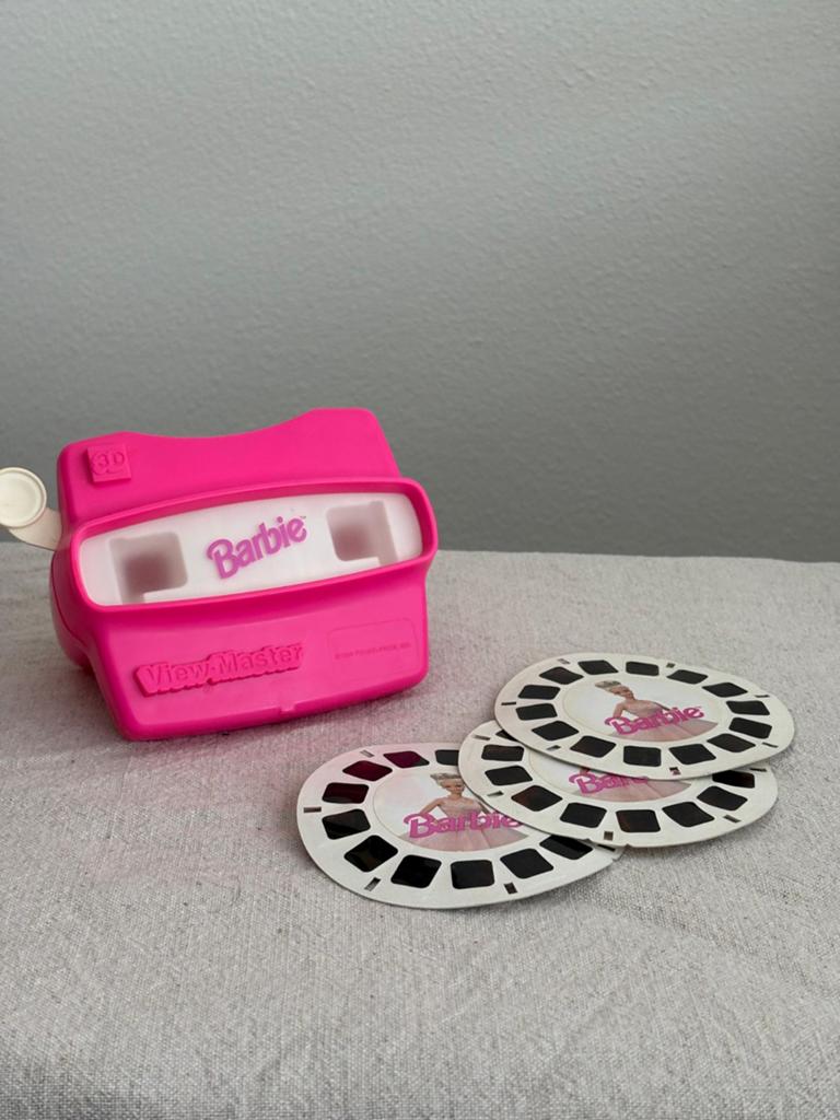 Barbie View-Master met 3 kijkschijfjes - Prima staat!, Ophalen of Verzenden, Gebruikt, Barbie