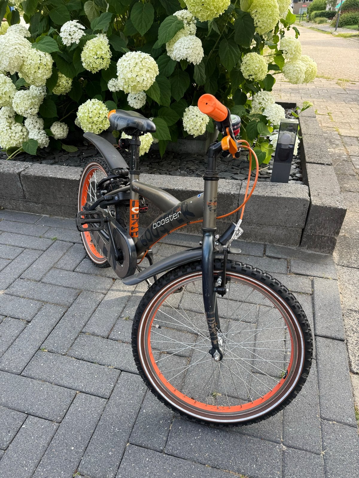 Stoere kinderfiets Loekie Booster 20 inch - Gebruikt, Fietsen en Brommers, Fietsen | Kinderfietsjes, Ophalen, Gebruikt, Terugtraprem