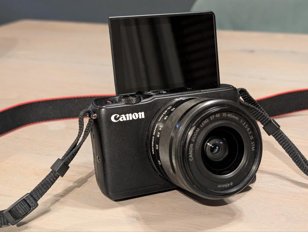 Canon EOS M10 Compact Camera met EF-M 15-45mm Lens, Audio, Tv en Foto, Fotocamera's Digitaal, Zo goed als nieuw, Compact, Canon