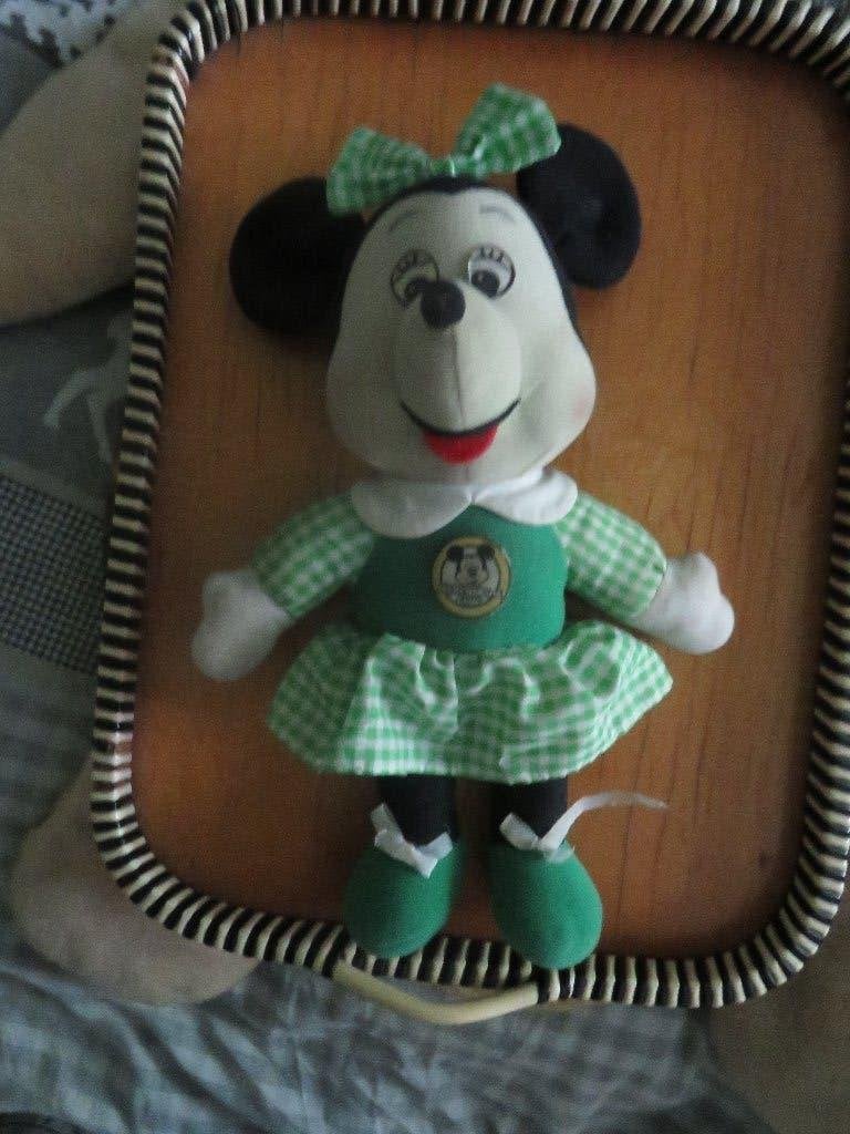 micky minny mouse knickerbocker, Ophalen of Verzenden, Mickey Mouse, Gebruikt, Knuffel