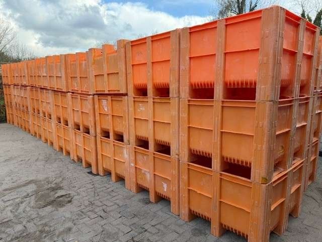 Grote Partij Dolav Palletboxen Oranje Kunststof, Niet ingevuld, 100 cm of meer, 60 cm of meer, Niet ingevuld