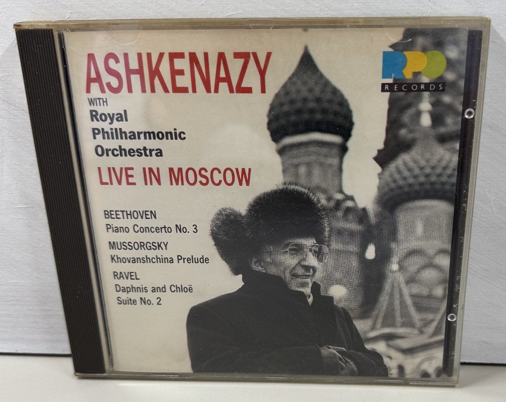 CD - Vladimir Ashkenazy - Live in Moscow, Ophalen of Verzenden, Zo goed als nieuw, Classicisme, Album
