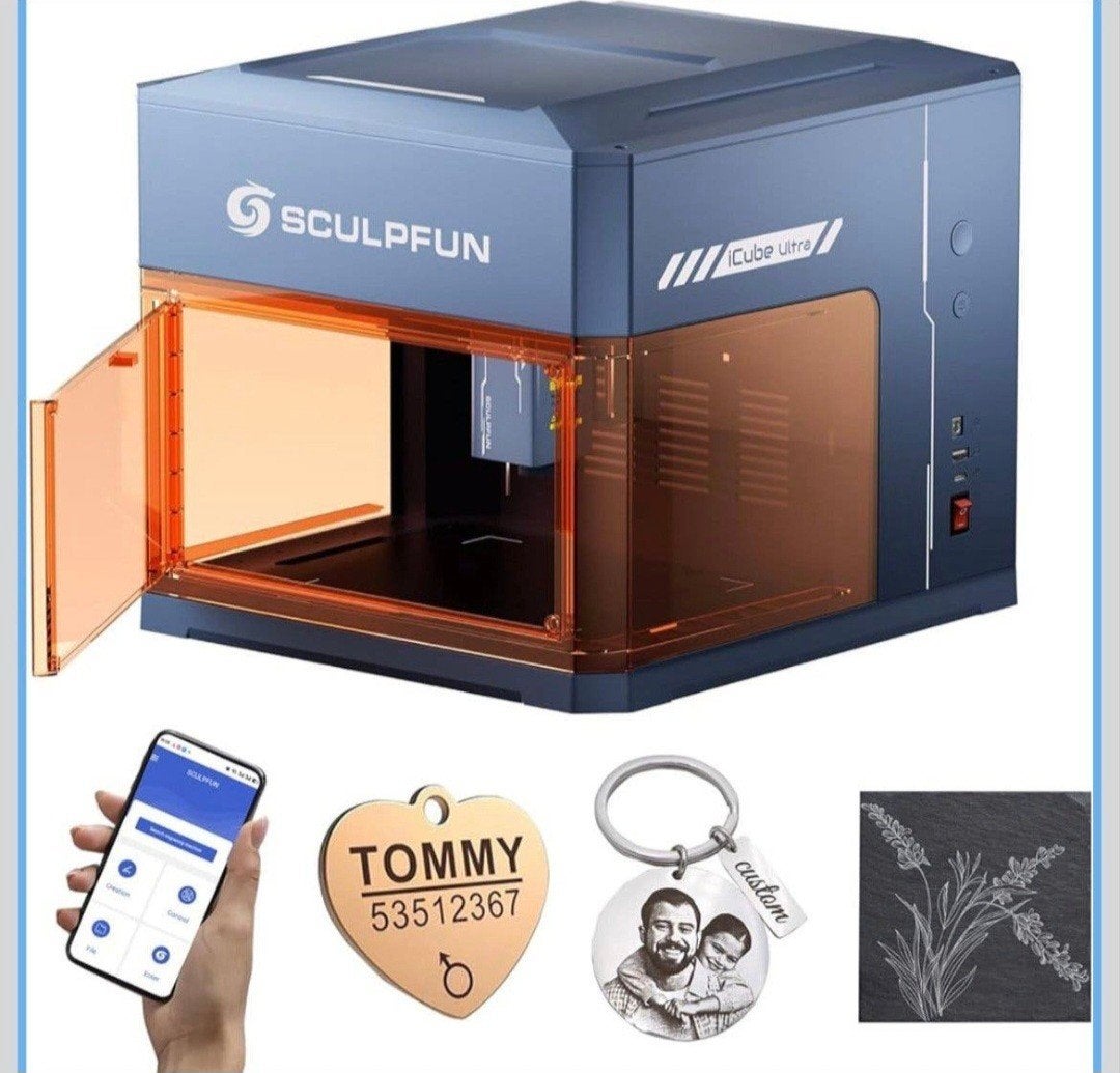 Sculpfun iCube Ultra Dual laser, Ophalen, Zo goed als nieuw