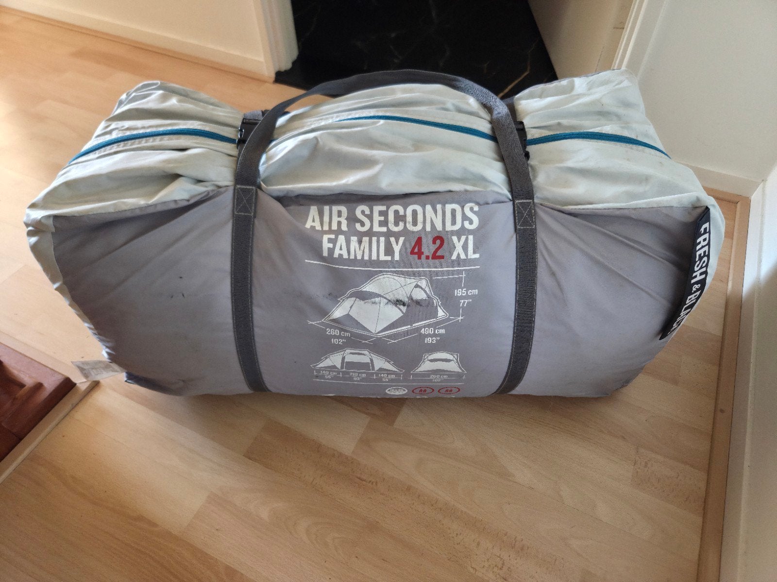 Quechua Air Seconds Family 4.2 XL Tent, Ophalen of Verzenden, Gebruikt