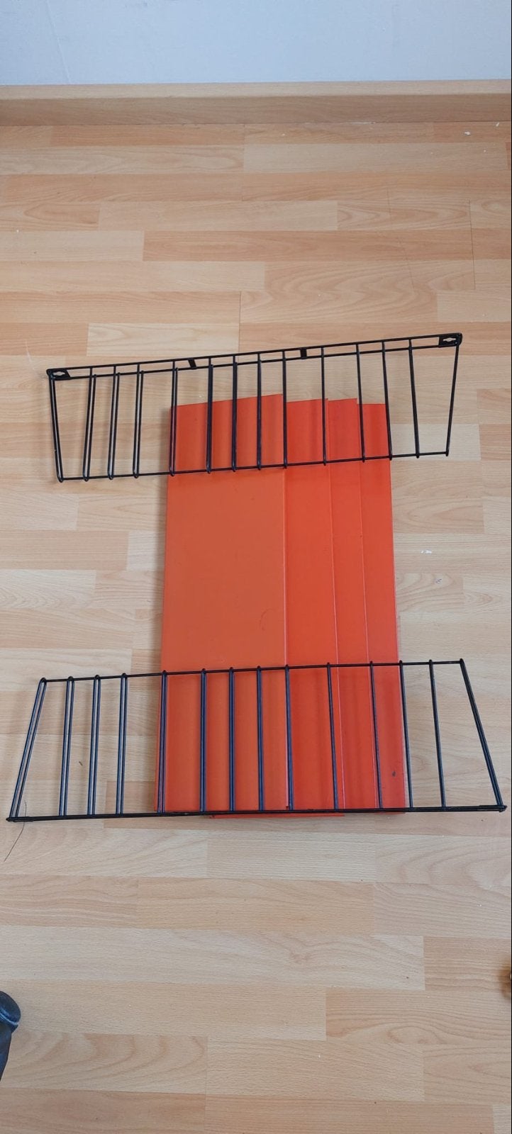 Vintage Tomado boekenrek onderdelen - Oranje en Zwart, Ophalen, Gebruikt