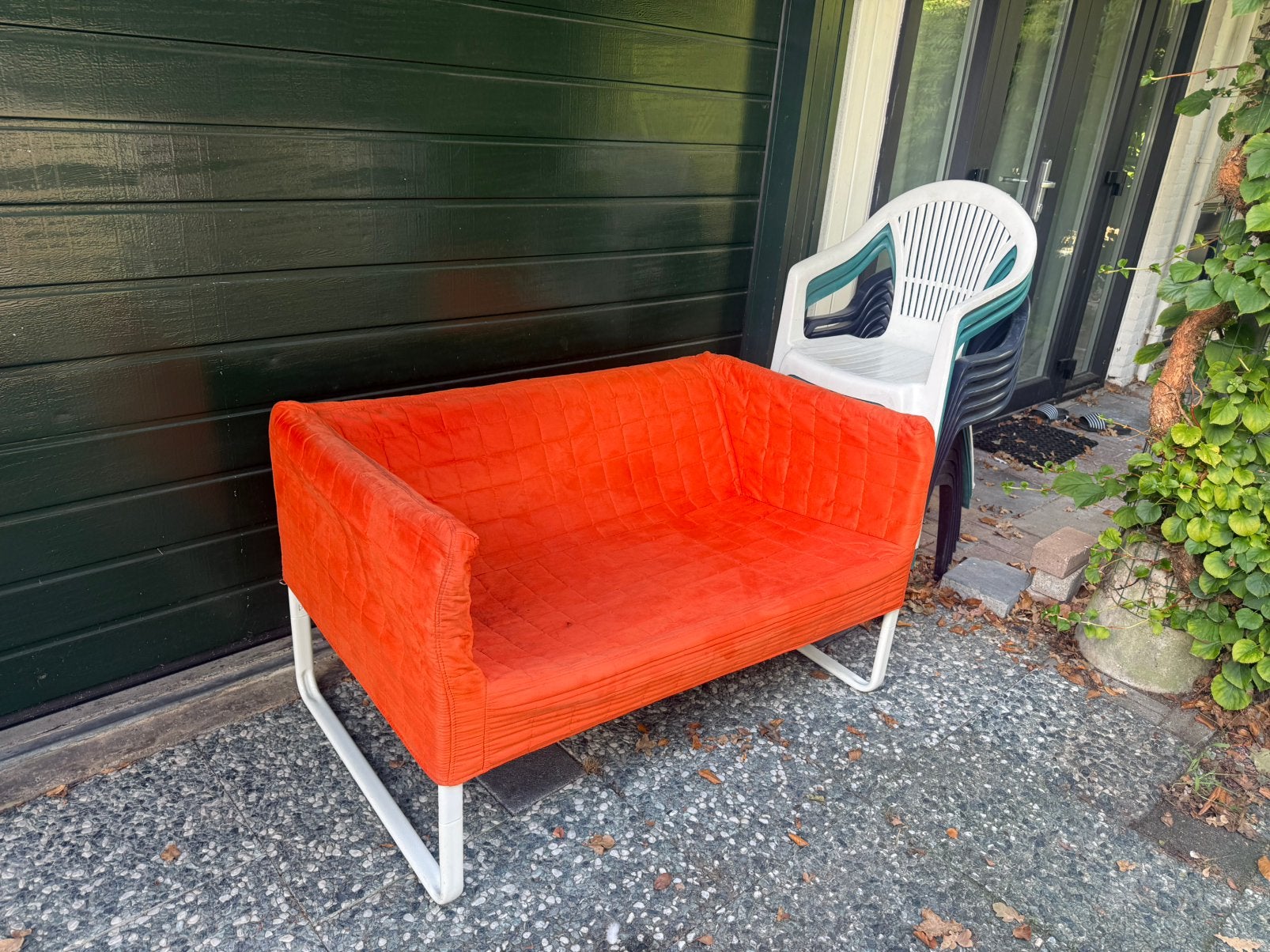 Klein bankje voor kinder kamer, Ophalen, Minder dan 75 cm, Tweepersoons, Zo goed als nieuw