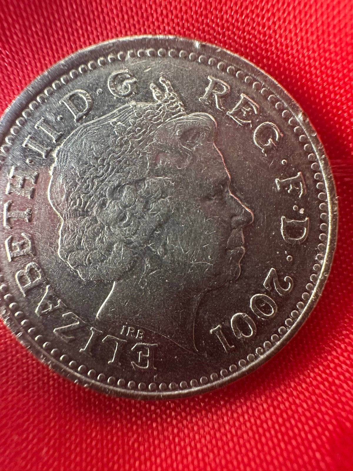 Uiterst zeldzame 10 pence Elizabeth II 2001, Ophalen of Verzenden, Overige landen, Losse munt