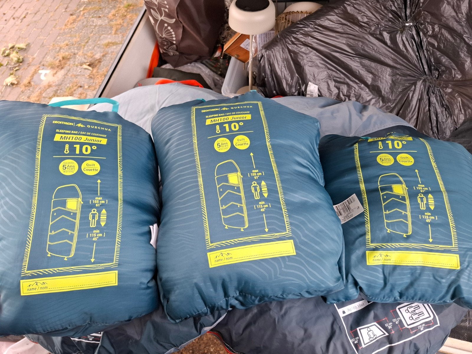 decathlon slaapzak slaapzakken deken, Caravans en Kamperen, Slaapzakken, Ophalen of Verzenden, Nieuw