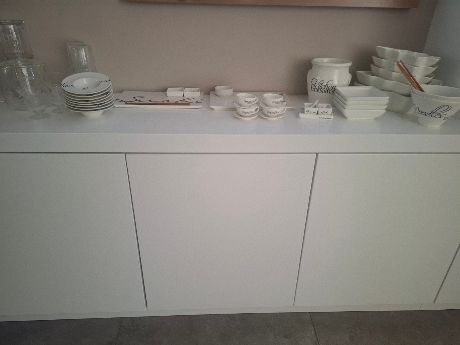 Compele Riviera Maison set - zo goed als nieuw, Huis en Inrichting, Ophalen, Overige stijlen, Glas, Schaal of Schalen