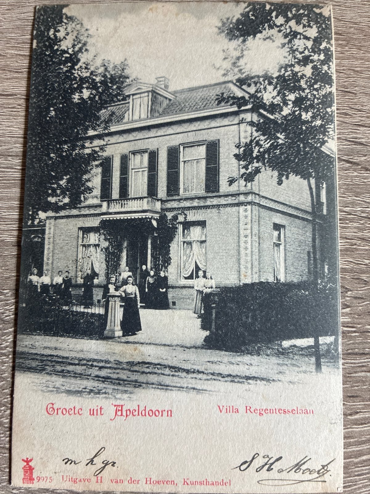 Ansichtkaart Apeldoorn - Villa Regentesselaan (1907), Ophalen of Verzenden, Voor 1920, Gelopen, Gelderland