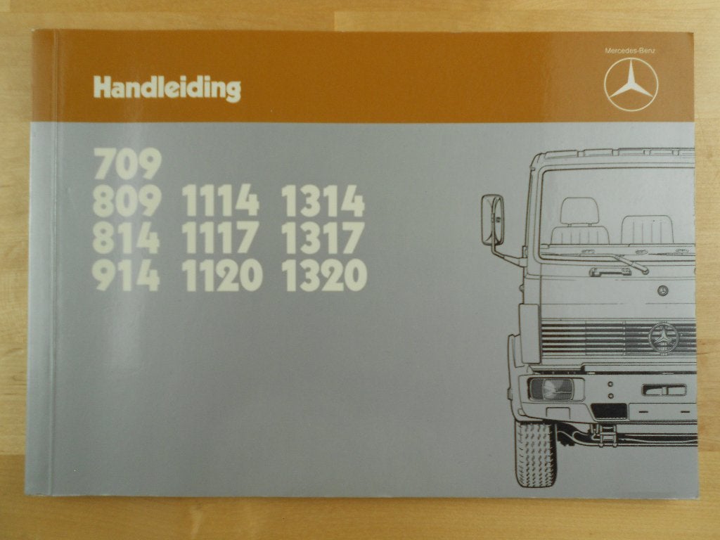 Mercedes Ecoliner Instructieboek 1984 709 809 914 1114, Ophalen of Verzenden
